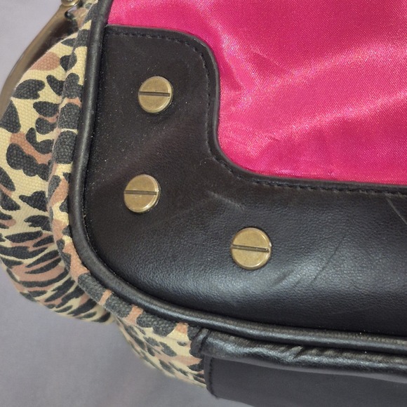 Betsey‎ Johnson Betseyville Y2k Diamond Girl Marilyn Wink Travel/Overnight Bag - Picture 14 of 16